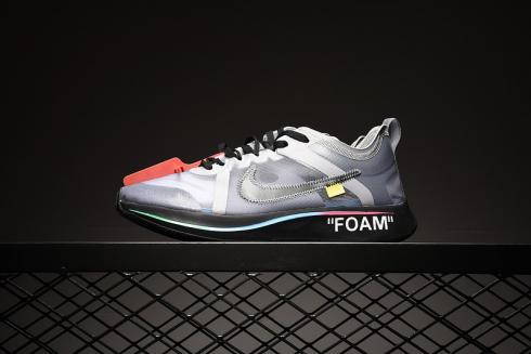 Off White Nike Zoom Fly SP Black Wolf Grey Sneaker AJ4588-010