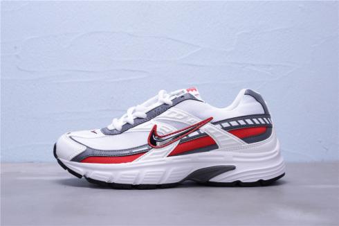 Womens Nike Initiator White Grey Big Red Blanc Running Shoes 394055-002
