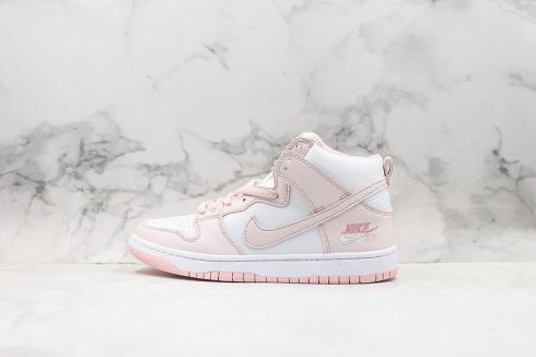 Nike SB Dunk High Pro Cherry Pink White Skate Running Shoes 854851-331