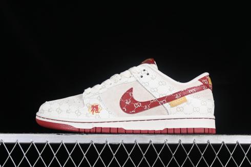 Nike SB Dunk Low Gucci Off White Red Gold FC1688-158