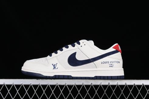 Nike SB Dunk Low LV Navy Blue Red Off White FC1688-134