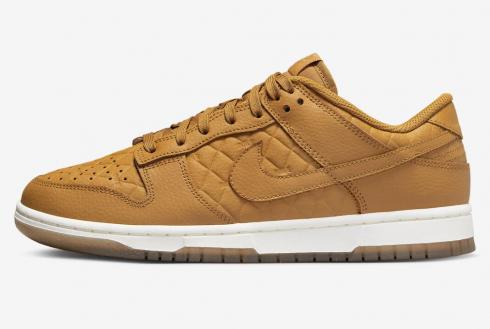 Nike SB Dunk Low Quilted Wheat Sail Black DX3374-700