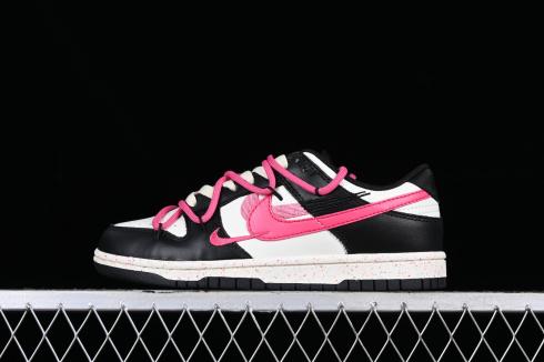 Nike SB Dunk Low White Black Rose Pink FD4623-131