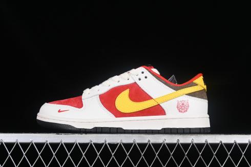 Nike SB Dunk Low Year of the Dragon Red Yellow Off White FC1688-161