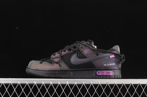 Off-White x Nike SB Dunk Low Lot 50 of 50 Black Gradient Purple DM1602-001