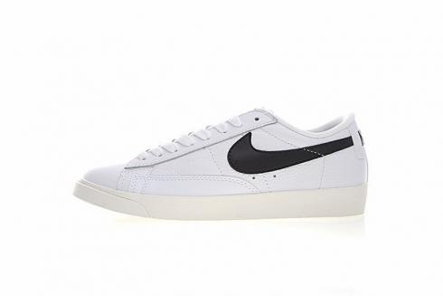 Nike Blazer Low Premium Casual Shoes White Black Sail 454471-104