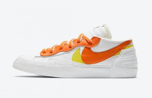 Sacai x Nike SB Blazer Low White Magma Orange DD1877-100