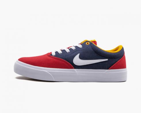 Nike SB Charge Solarsoft University Red Midnight Navy White Shoes CD6279-600