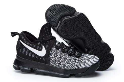 Nike KD 9 Mic Drop Men Basketball Sneakers Shoes Black White Ready to ship 843392-010