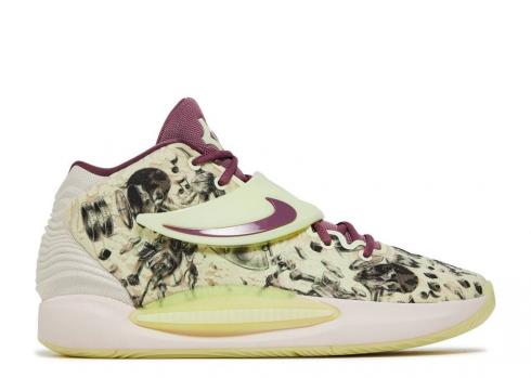 Nike Kd 14 Surrealism Light Mulberry Ice Lime CW3935-300