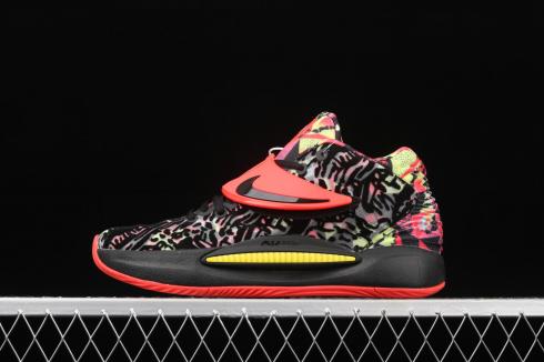 Nike Zoom KD 14 EP Black Red Yellow Shoes CZ0170-002