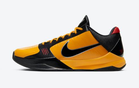 Nike Zoom Kobe 5 Protro Bruce Lee Yellow Black CD4991-700