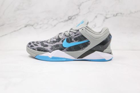 Nike Kobe VII 7 System Duke Grey Photo Blue 488370-002