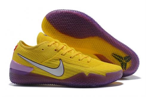 Nike Zoom Kobe AD NXT 360 Yellow Strike Yellow Purple AQ1087-700
