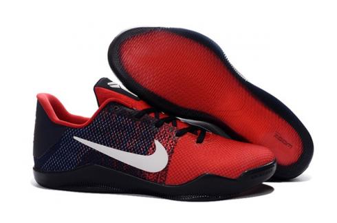 Nike Kobe 11 Elite Low All Star Dark Blue Red Men Basketball Shoes 822675