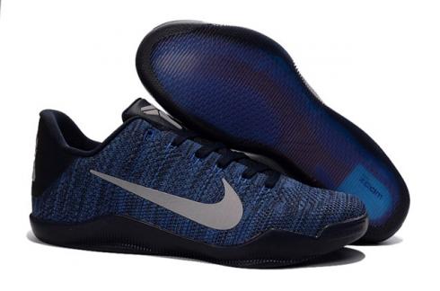 Nike Kobe 11 Elite Low All Star Dark Blue Silver Men Basketball Shoes 822675