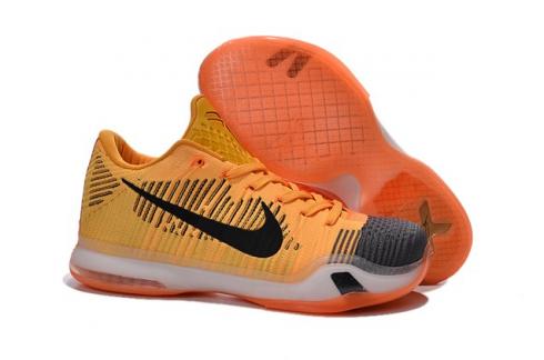 Nike Kobe X Elite Low Chester Rivalry Cheetah Total Orange 747212 818