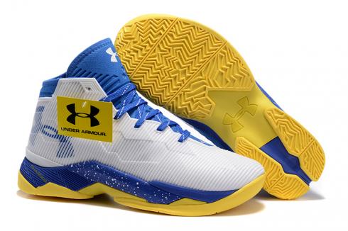 Nike Kyrie 2.5 Light Yellow Nacy Blue White Men Shoes Basketball Sneakers 1274425-481