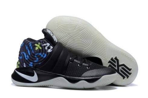 Nike Kyrie 2 II EP Black Blue Lemon Green White Men basketball Shoes 819583 203
