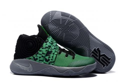 Nike Kyrie II 2 Green Black Tie Dye Men Shoes 819583 209