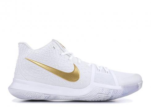 Nike Kyrie 3 Finals White Gold Metallic 852395-902