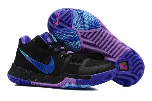 Nike Zoom Kyrie III 3 black blue Men Basketball Shoes 852395-018