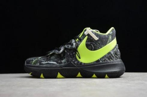 Nike Kyrie 5 EP Black Fluorescent Green Shoes Best Price AO2919-903