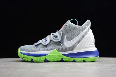Nike Kyrie V 5 EP Grey Green Sprite Ivring Basketball Shoes AO2919-099
