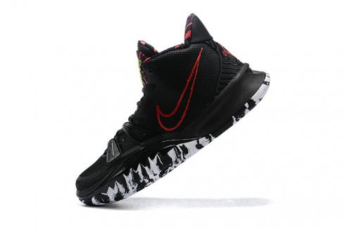 2020 Nike Kyrie 7 VII Pre Heat EP Black Camo Grey Red Basketball Shoes Release Date CQ9327-113