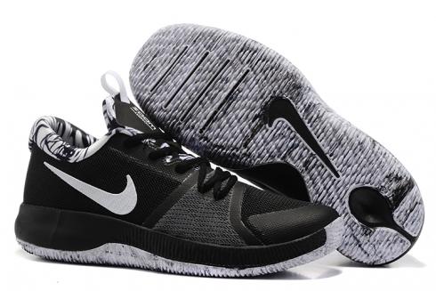 Nike Zoom Assersion EP Men Basketball Shoes Black Silver 911090