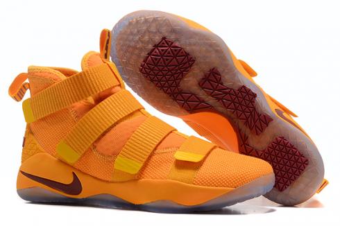 Nike Zoom LeBron Soldier XI 11 Orange Men Basketball Shoes
