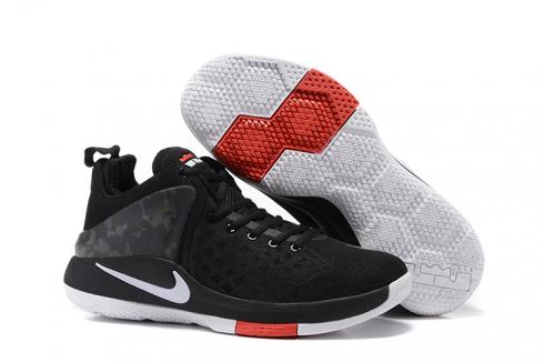 Nike Zoom Witness Lebron James Black Red Grey Basketball Shoes 884277-002