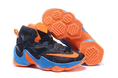Nike Lebron XIII LBJ13 Black Blue Orange Men Basketball Shoes 835659