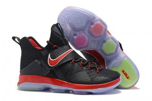 Nike Zoom Lebron XIV 14 Black Red Men Basketball Shoes 921084