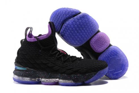 Nike Zoom Lebron XV 15 Men Basketball Shoes Black Purple
