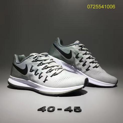 Nike Air Zoom Pegasus 33 Men Running Shoes Grey Black