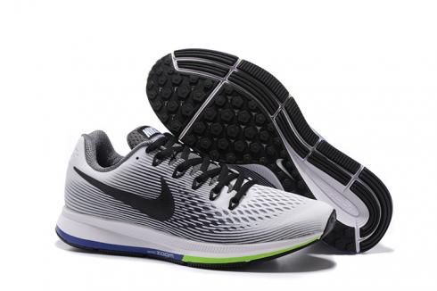 Nike Air Zoom Pegasus 34 EM Men Running Shoes Sneakers Trainers Grey Black White 831350-008