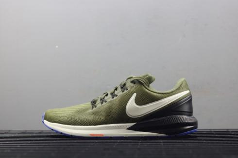Nike Air Zoom Structure 22 Olive Green White AA1636-300