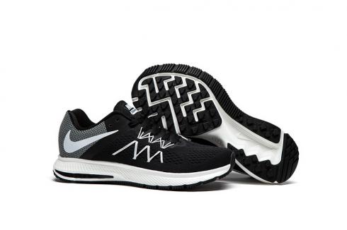 Nike Zoom Winflo 3 Black White Grey Unisex Running Shoes Sneakers Trainers 831561-001