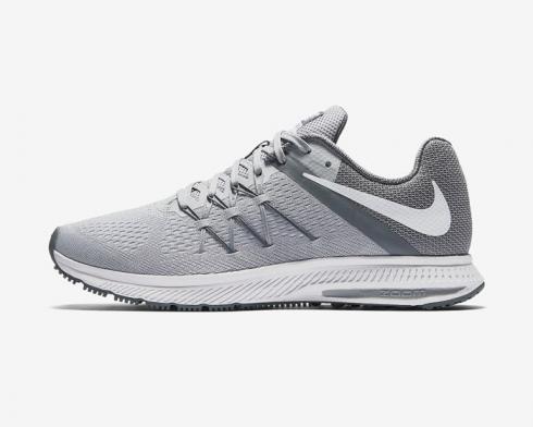 Nike Zoom Winflo 3 Black Whitw Cold Grey Mens Running Shoes 831561-011