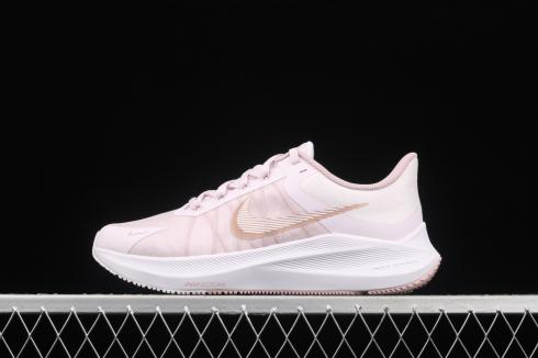Womens Nike Zoom Winflo 8 White Pink Shoes CW3421-500