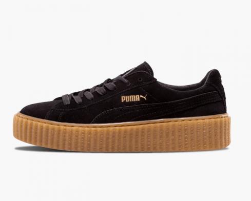 Puma Creepers Rihanna Fenty Black Oatmeal Womens Shoes 361005-02