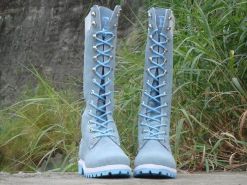 blue timberland boots womens