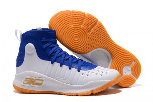 curry shoes white and blue