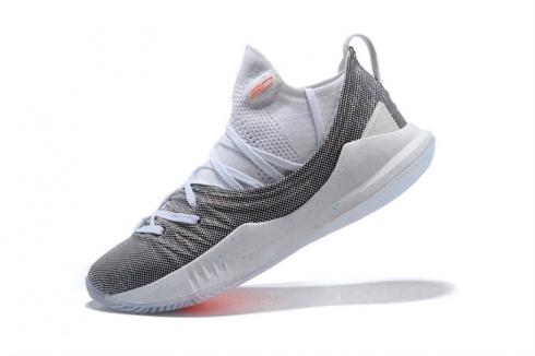 UA Curry 5 Under Armour Curry 5 White Multi Color Rainbow 3020657-107