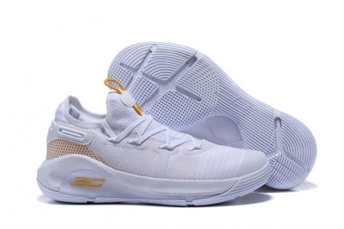 Under Armour Curry 6 White Yellow 3020612-105