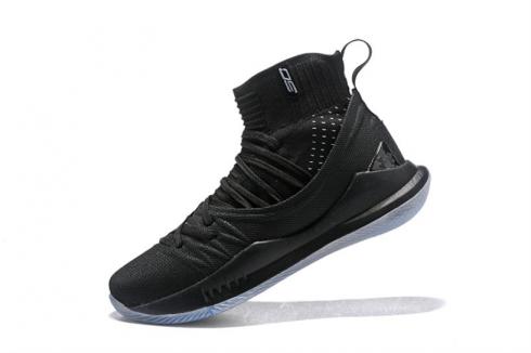 UA Curry 5 Under Armour Curry 5 High Black Silver 3020677-009
