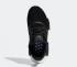 Adidas NMD R1 J Core Black Shiny Blue Cloud White Shoes F97579