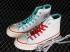 Converse Chuck Taylar All-Star 70 Hi White Red Green 173202C