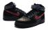 Nike Air Force 1 High Comfort Premium Black Purple Red Grey 555107-001